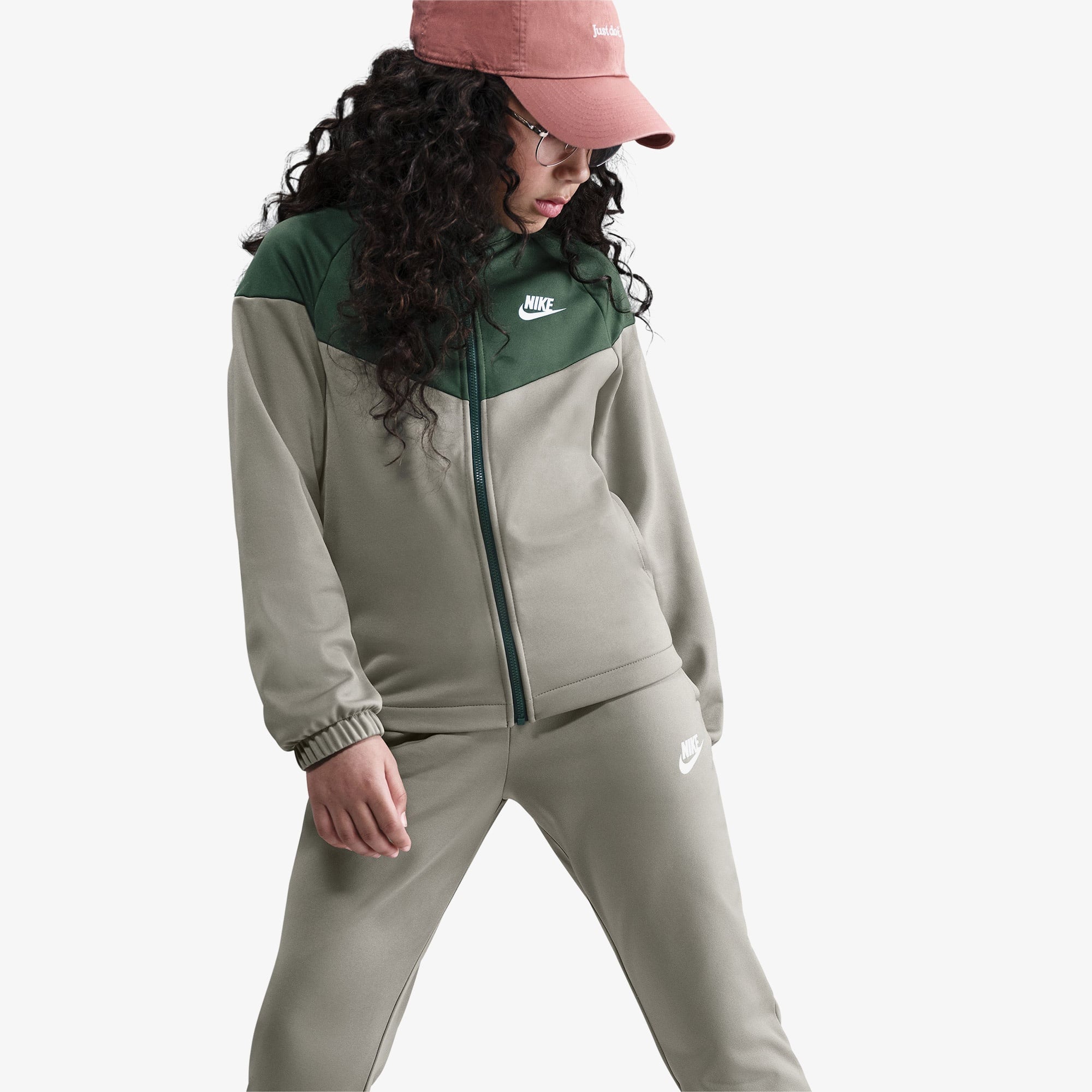 Nike Sportswear Dri-Fit Çocuk Yeşil Eşofman Takımı