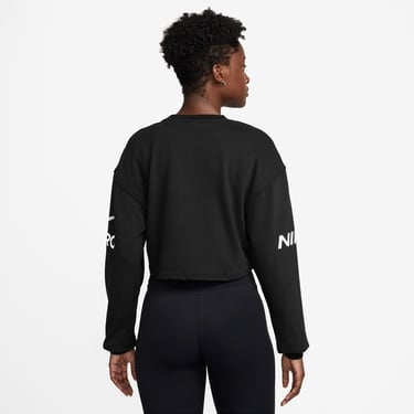 Nike Pro Dri-Fit Fleece Kadın Siyah Sweatshirt