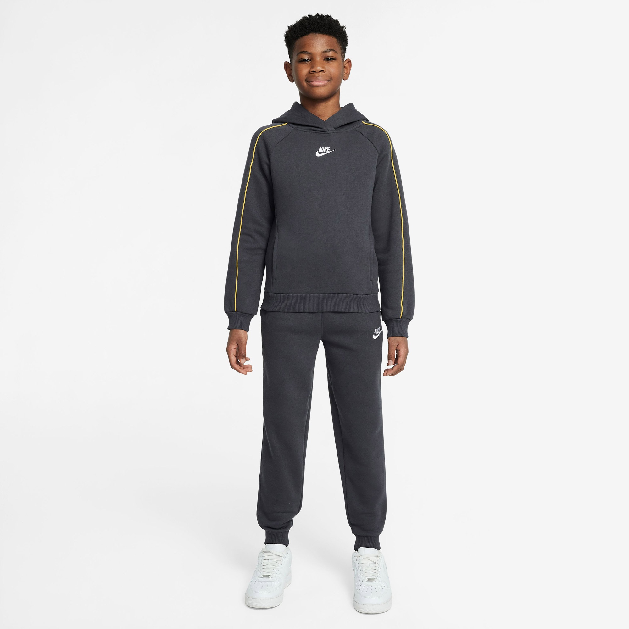 Nike Sportswear Club Fleece Çocuk Gri Eşofman Takımı