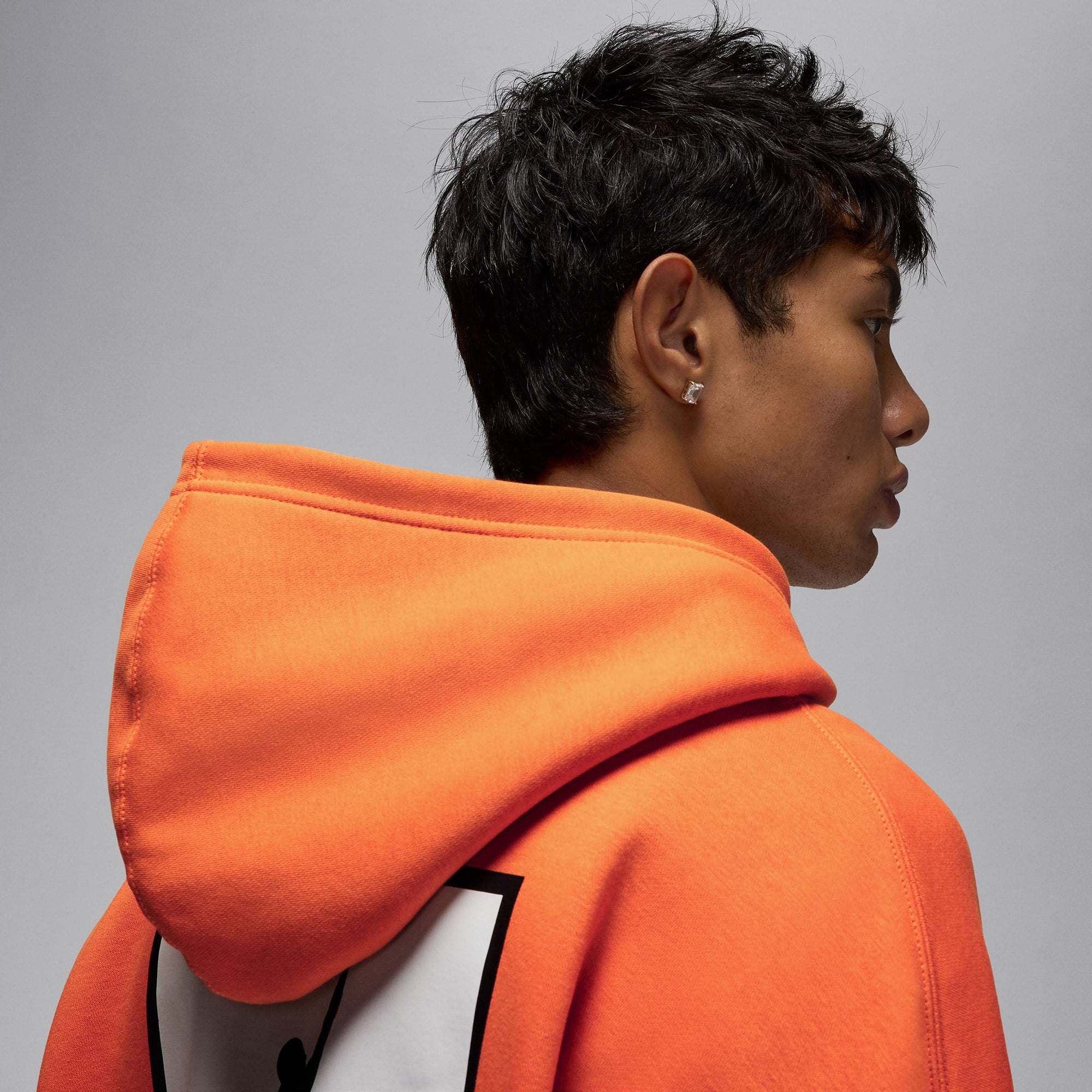 Jordan Brooklyn Fleece Erkek Turuncu Sweatshirt