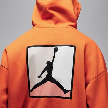  Jordan Brooklyn Fleece Erkek Turuncu Sweatshirt