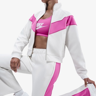  Nike Sportswear Windrunner Poly Kadın Krem Rengi Eşofman Altı