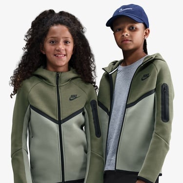  Nike Sportswear Tech Fleece Çocuk Yeşil Eşofman Üstü