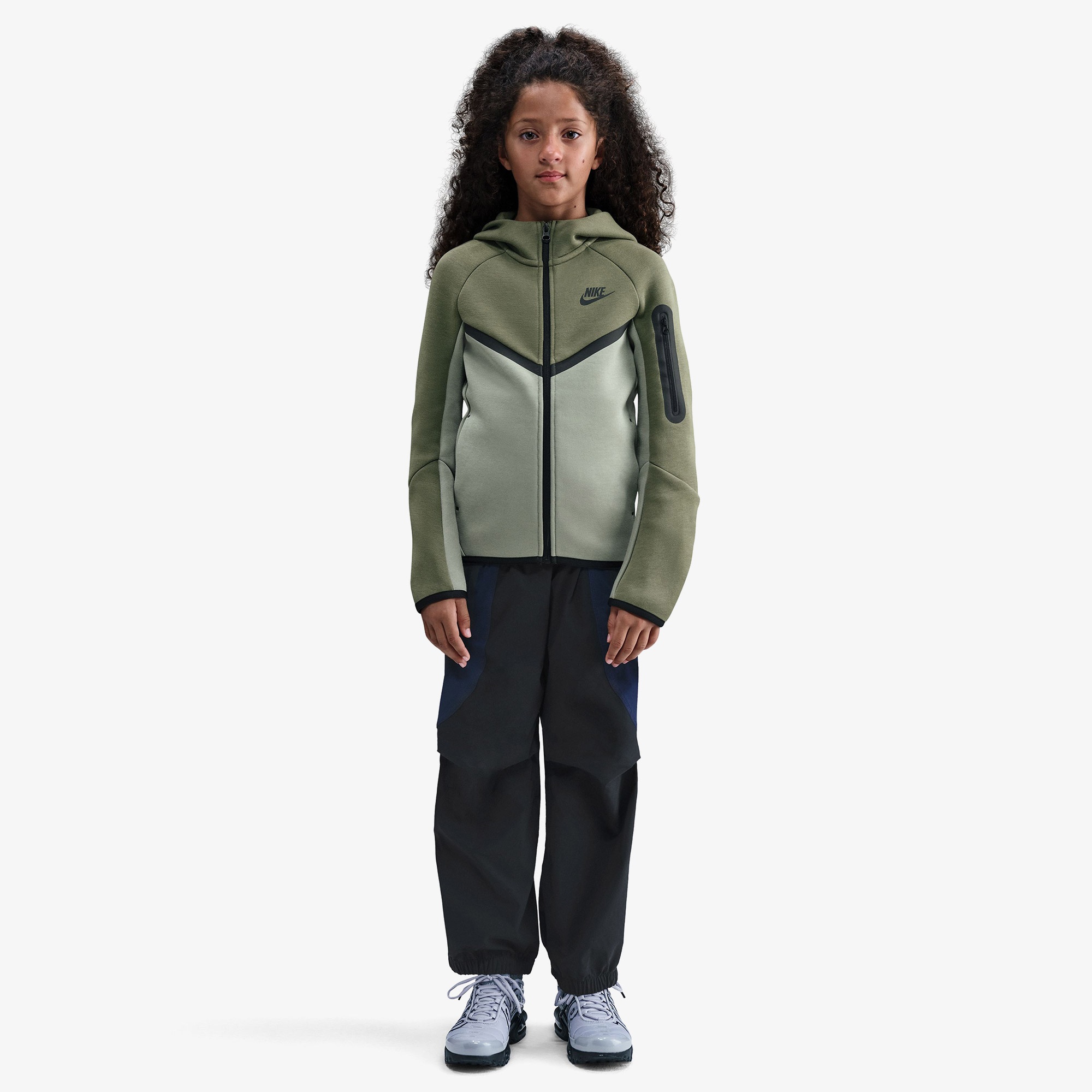 Nike Sportswear Tech Fleece Çocuk Yeşil Eşofman Üstü