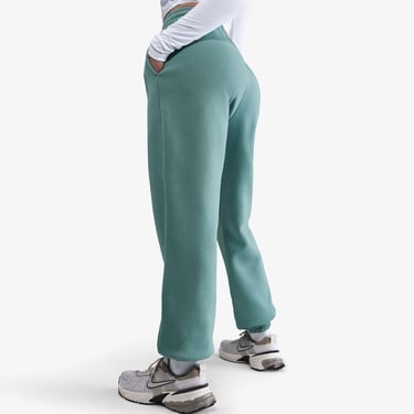  Nike Sportswear Phoenix Fleece Kadın Yeşil Eşofman Altı