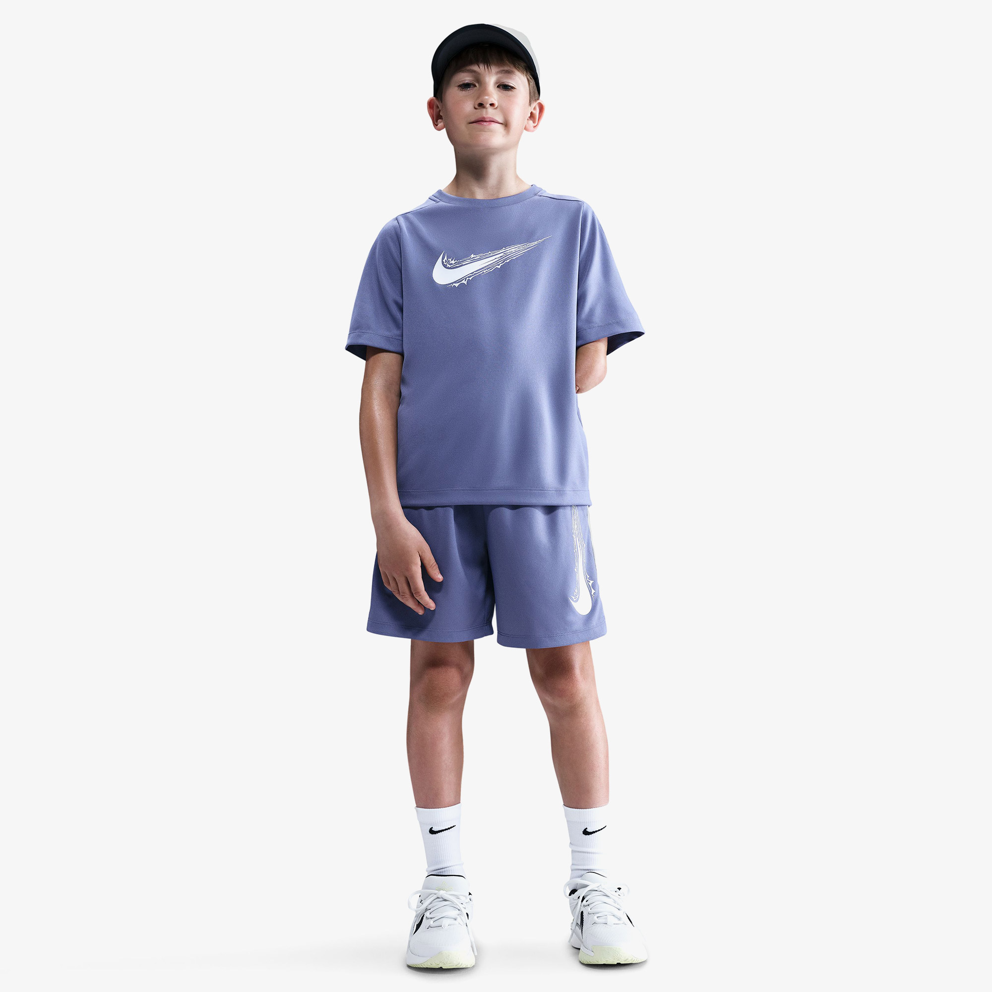  Nike Dri-Fit Multi Çocuk Mavi T-Shirt