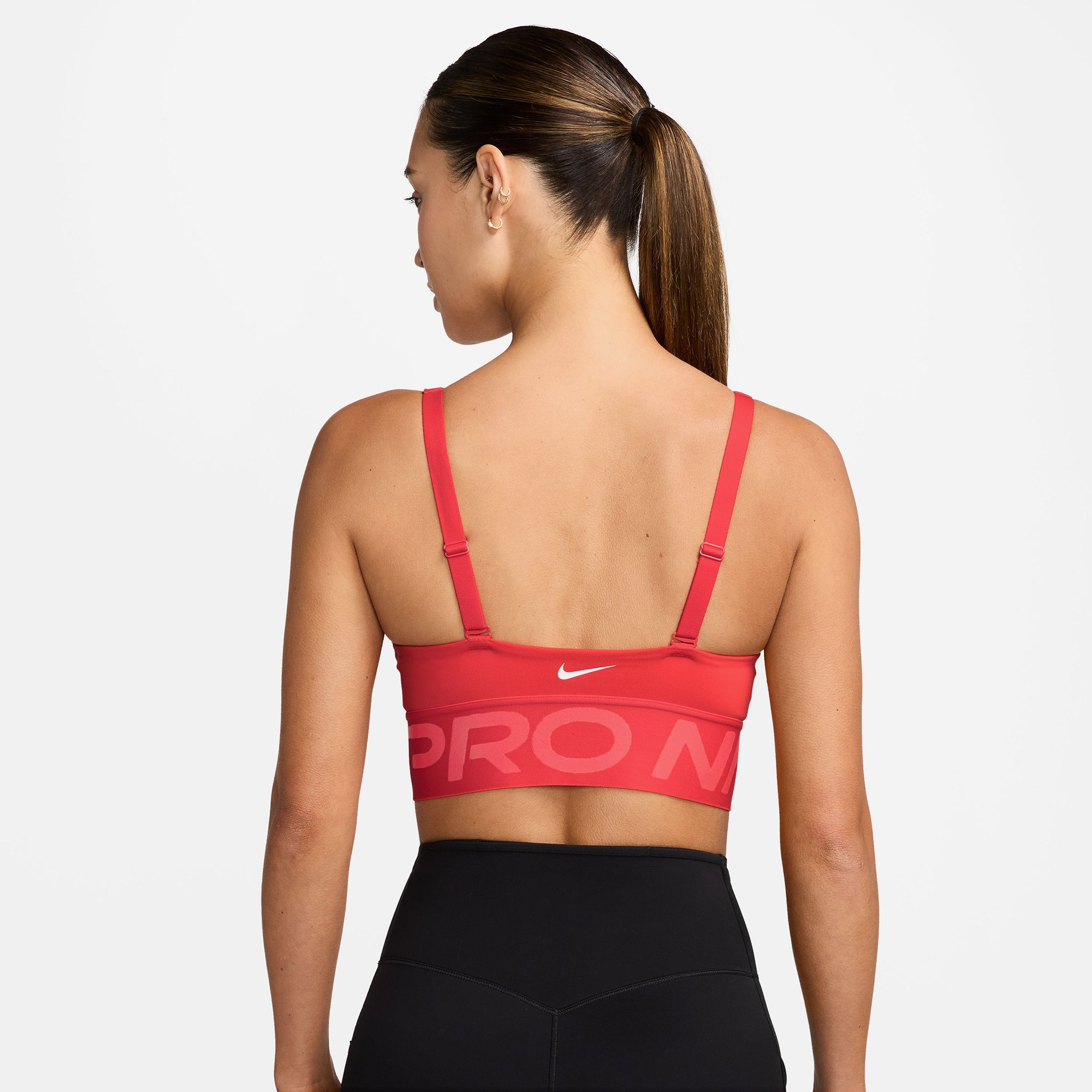 Nike Pro Indy Plunge Kadın Pembe Bra