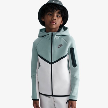  Nike Sportswear Tech Fleece Çocuk Yeşil Eşofman Üstü