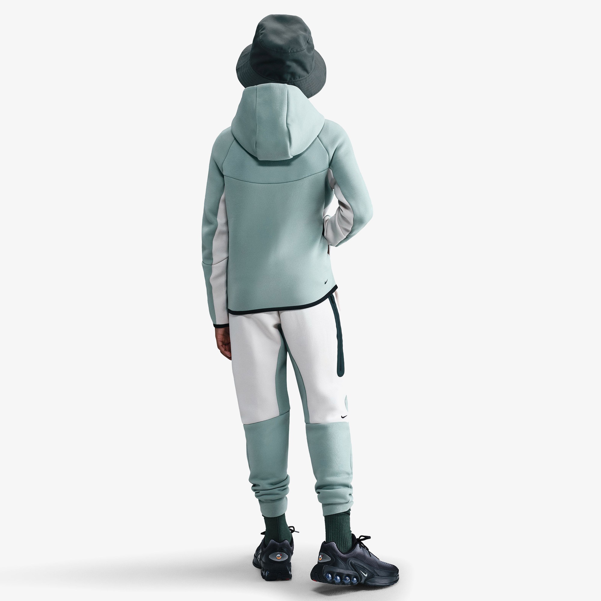 Nike Sportswear Tech Fleece Çocuk Yeşil Eşofman Üstü