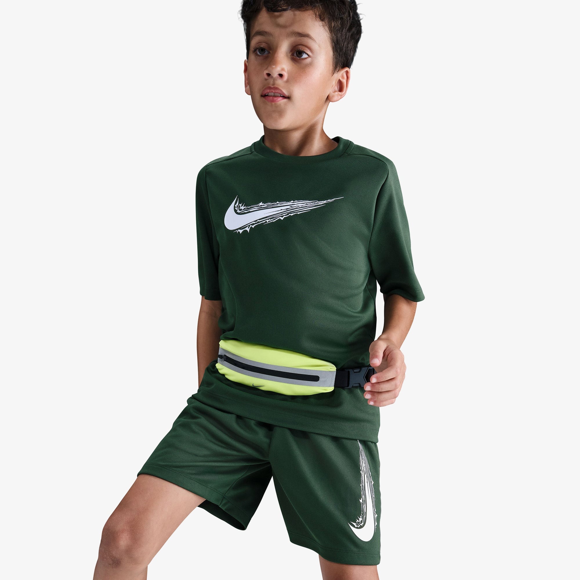 Nike Dri-Fit Multi Çocuk Yeşil T-Shirt