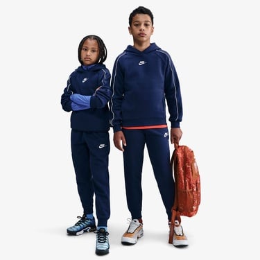  Nike Sportswear Club Fleece Çocuk Lacivert Eşofman Takımı