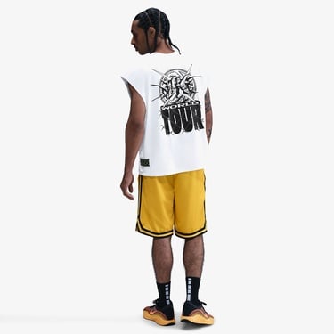  Nike Dri-Fit Top Street Erkek Beyaz T-Shirt