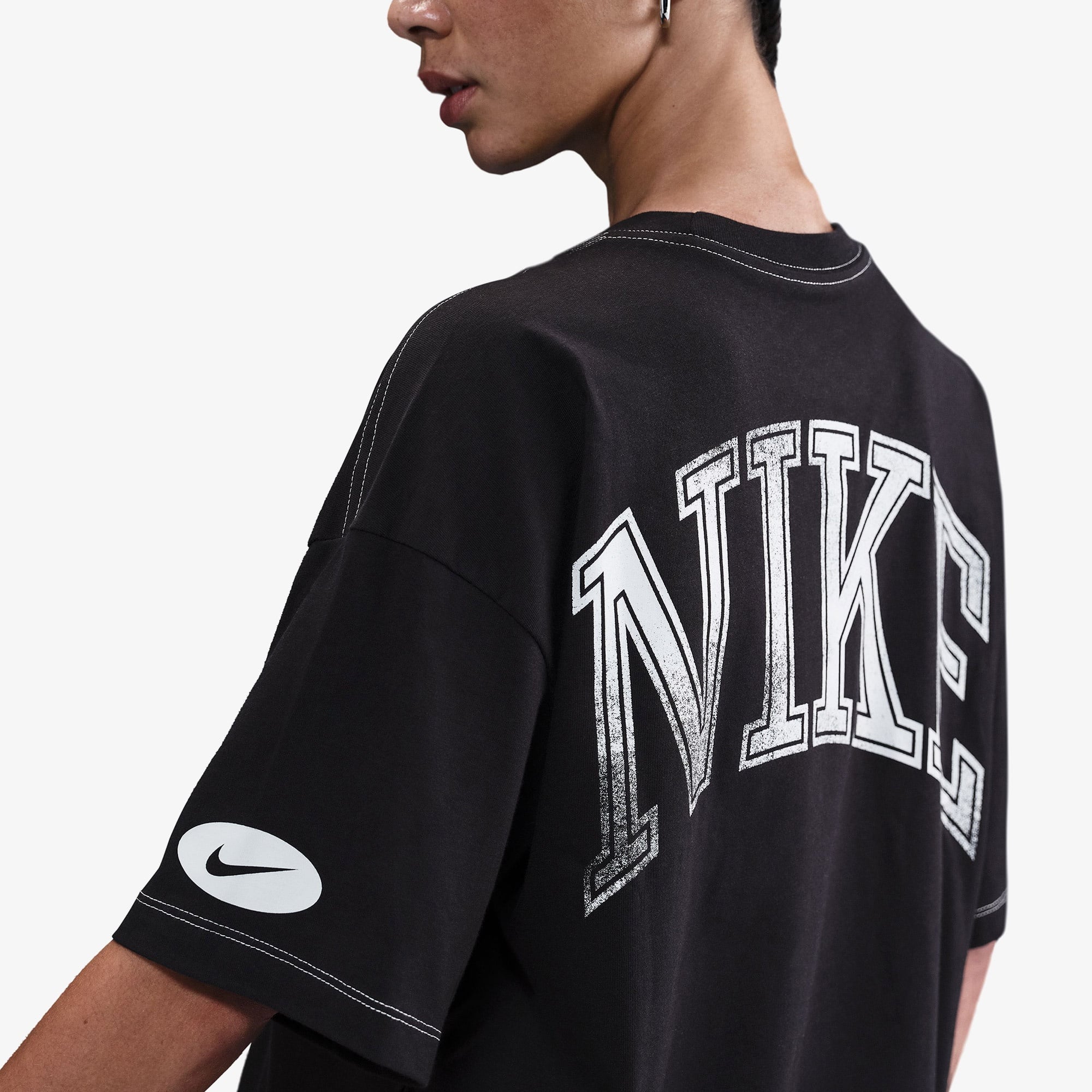 Nike Sportswear Street Kadın Siyah T-Shirt
