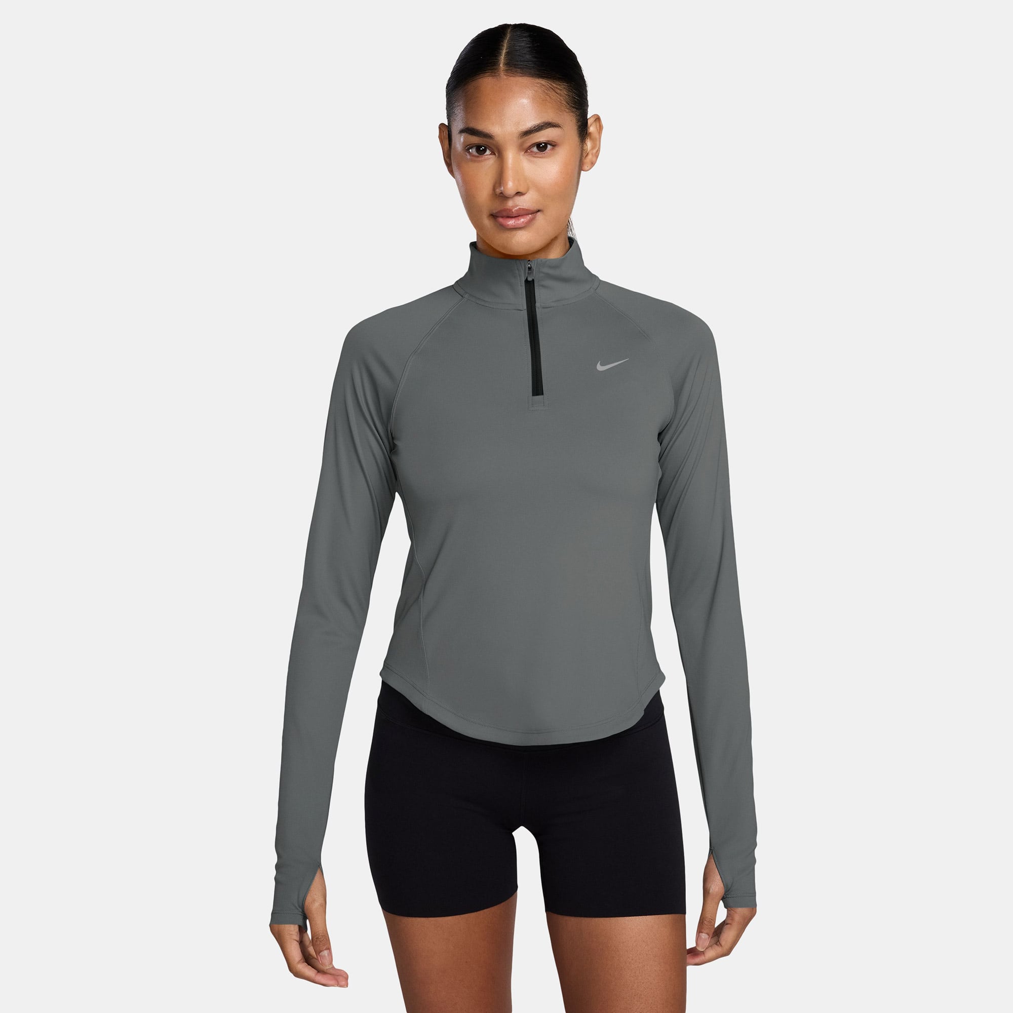  Nike Tempo Dri-Fit Kadın Gri Sweatshirt