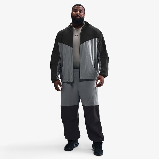  Nike Tech Woven Erkek Gri Ceket