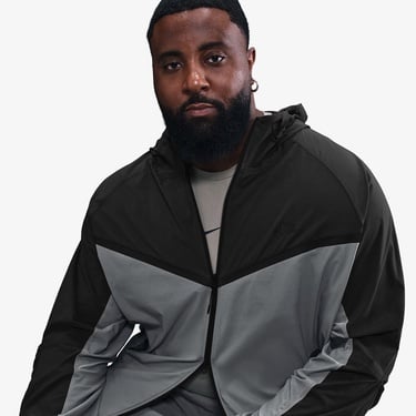  Nike Tech Woven Erkek Gri Ceket