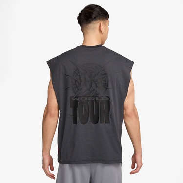  Nike Dri-Fit Top Street Erkek Gri T-Shirt