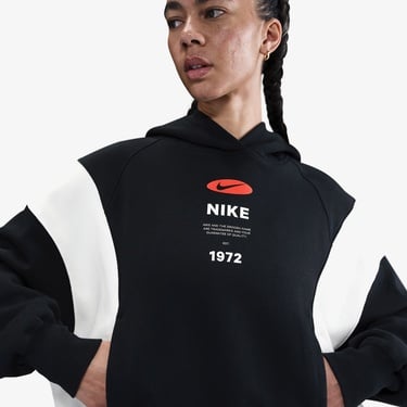  Nike Sportswear Phoenix Fleece Kadın Siyah Hoodie