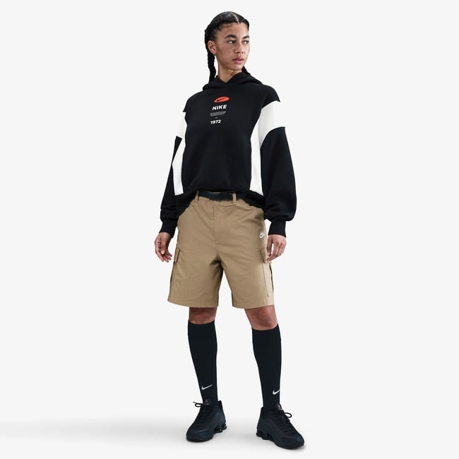  Nike Sportswear Phoenix Fleece Kadın Siyah Hoodie