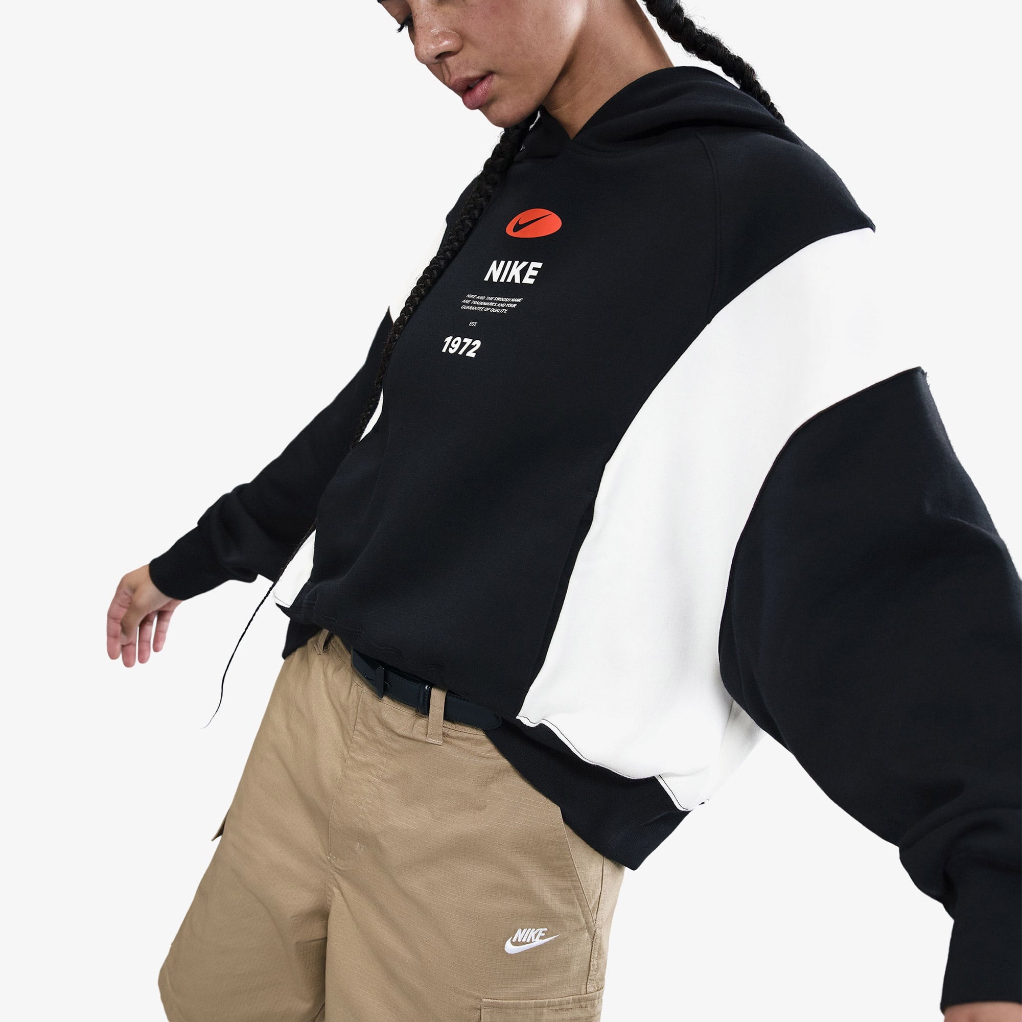 Nike Sportswear Phoenix Fleece Kadın Siyah Hoodie