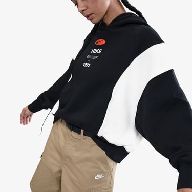  Nike Sportswear Phoenix Fleece Kadın Siyah Hoodie