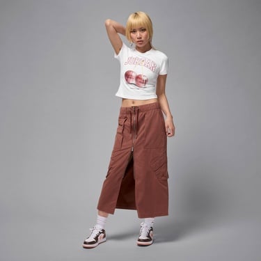  Jordan Brooklyn Kadın Beyaz T-Shirt