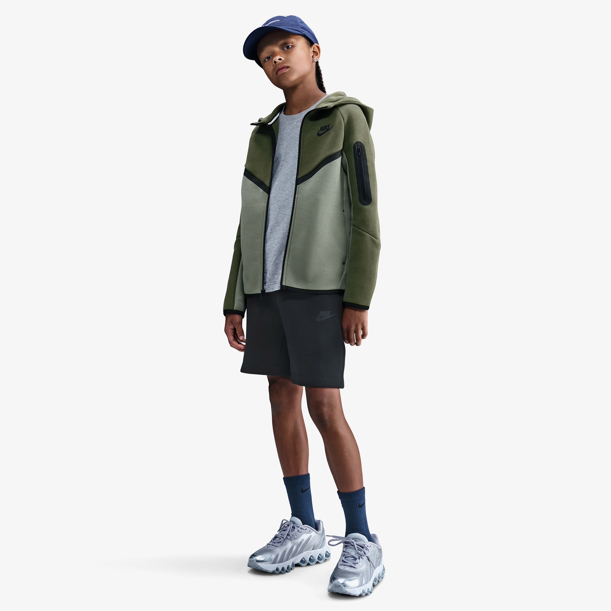 Nike Sportswear Tech Fleece Çocuk Yeşil Eşofman Üstü