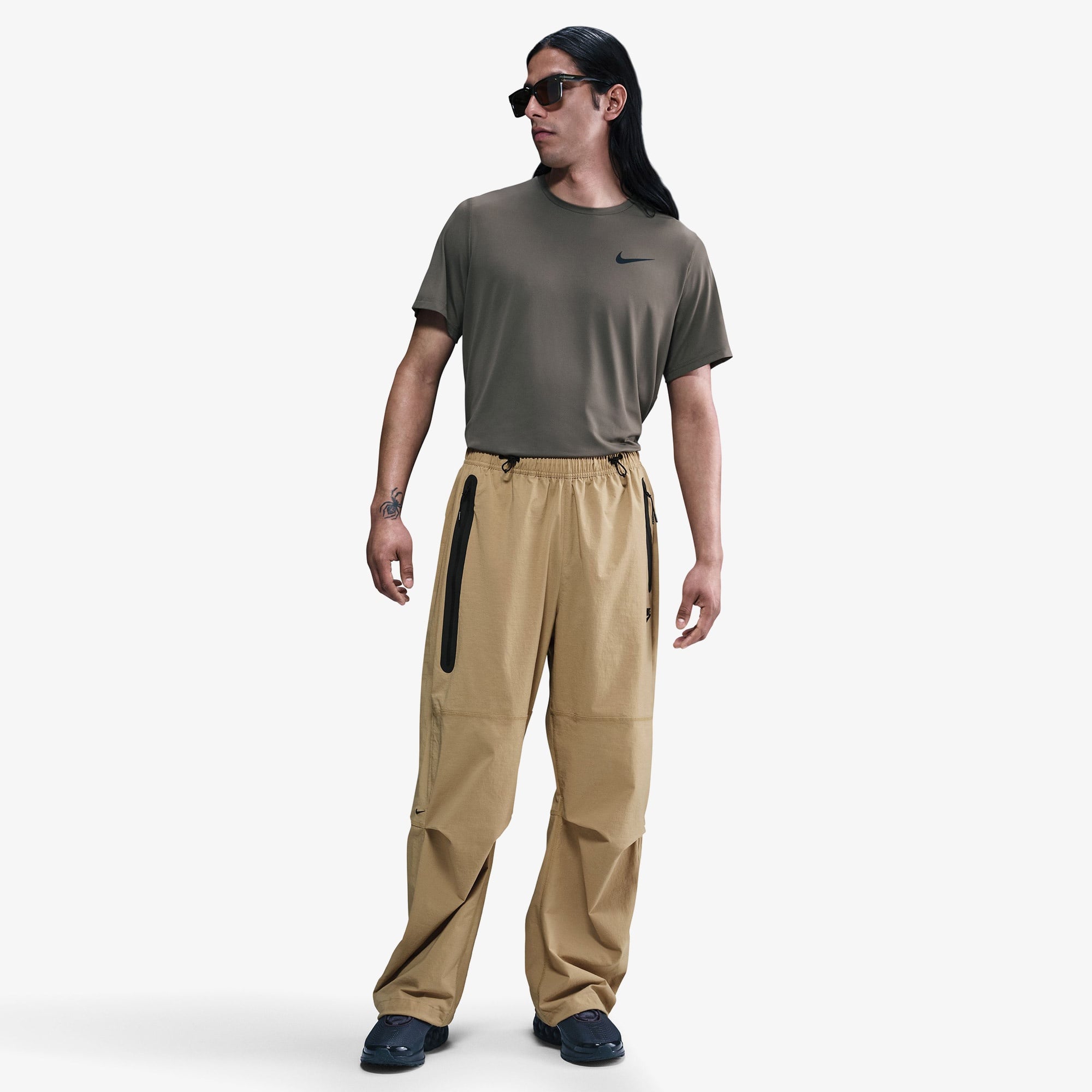 Nike Tech Woven Erkek Bej Eşofman Altı