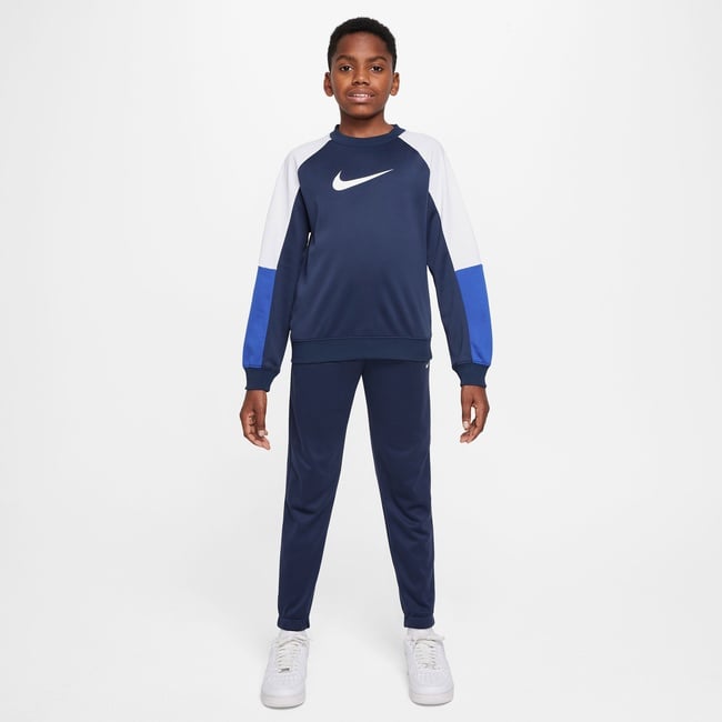  Nike Sportswear Dri-Fit Crew Çocuk Lacivert Eşofman Takımı