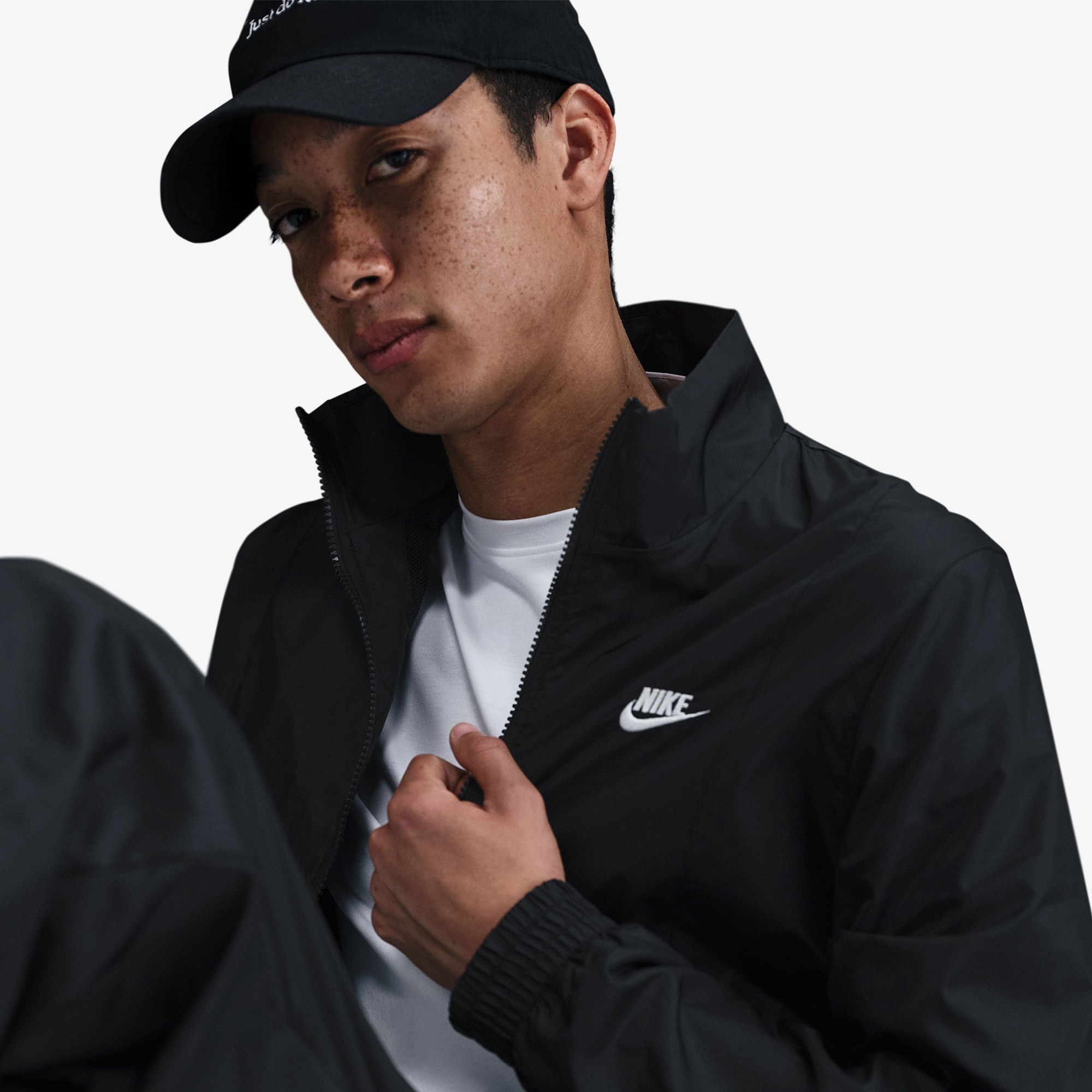 Nike Club Woven Erkek Siyah Eşofman Takımı