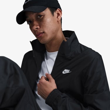  Nike Club Woven Erkek Siyah Eşofman Takımı