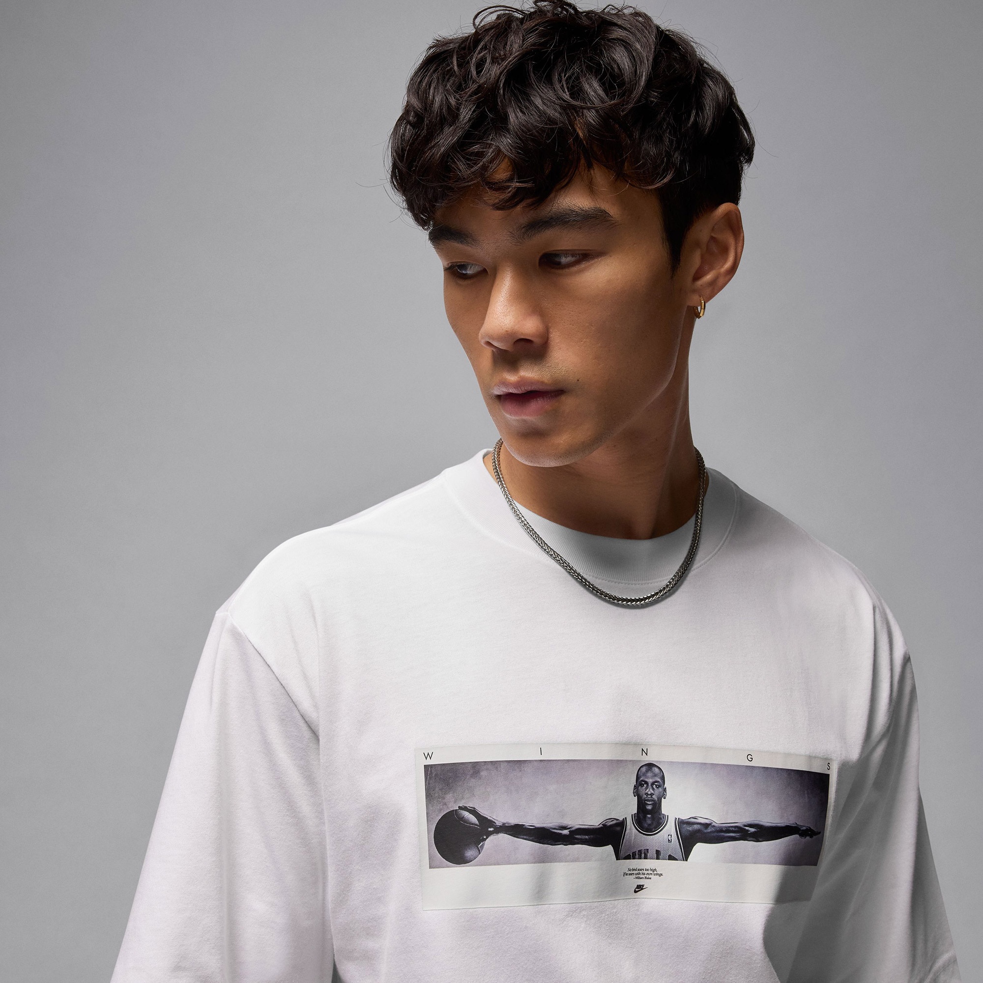 Jordan Wings Erkek Beyaz T-Shirt