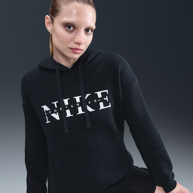  Nike Sportswear Phoenix Fleece Kadın Siyah Hoodie