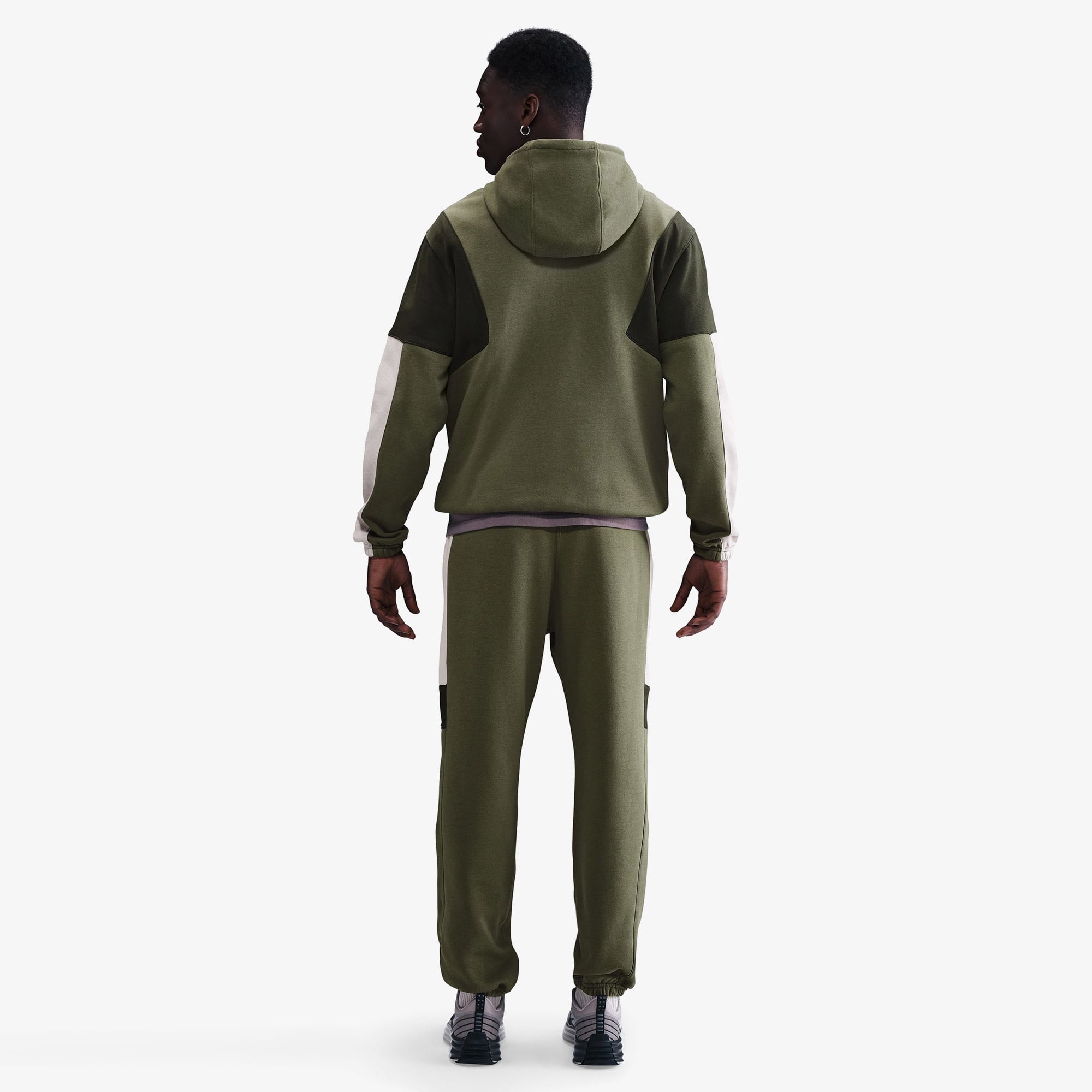 Nike Fleece Track Erkek Yeşil Eşofman Takımı