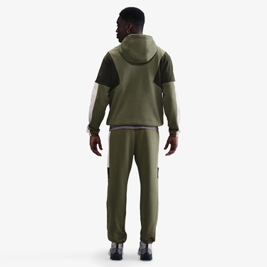  Nike Fleece Track Erkek Yeşil Eşofman Takımı