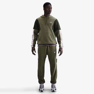  Nike Fleece Track Erkek Yeşil Eşofman Takımı