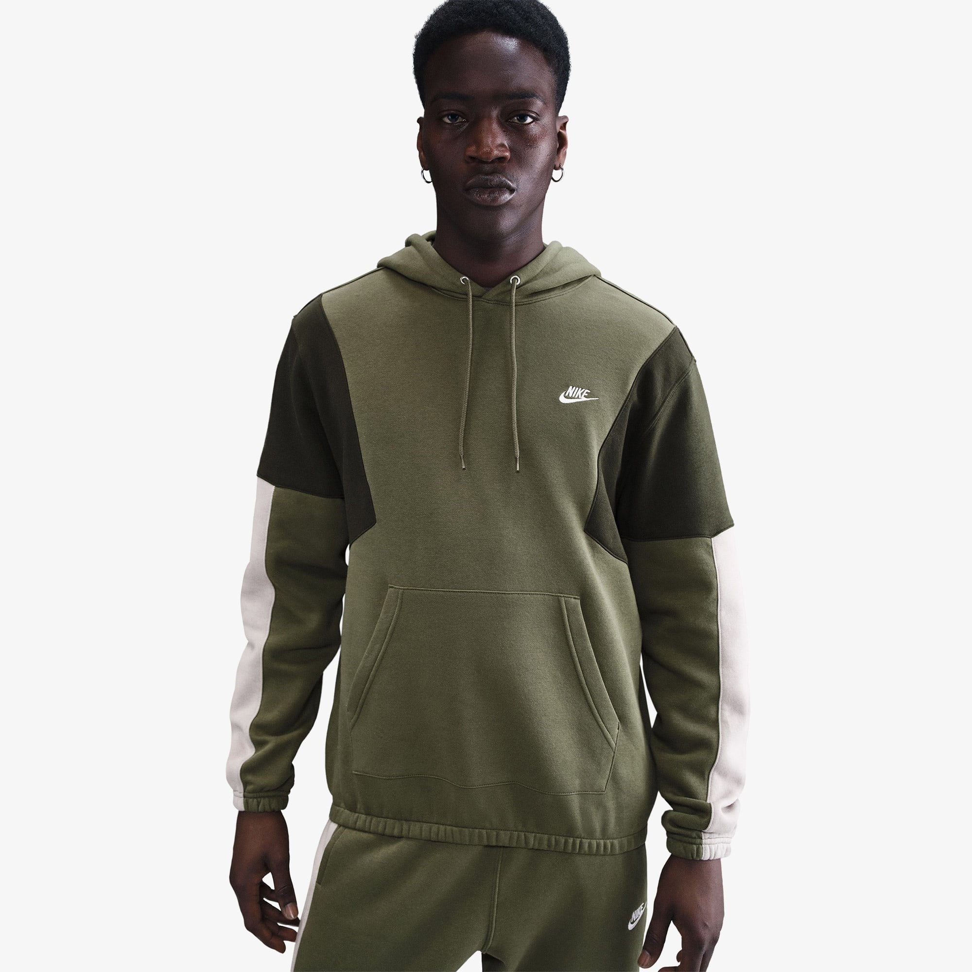 Nike Fleece Track Erkek Yeşil Eşofman Takımı