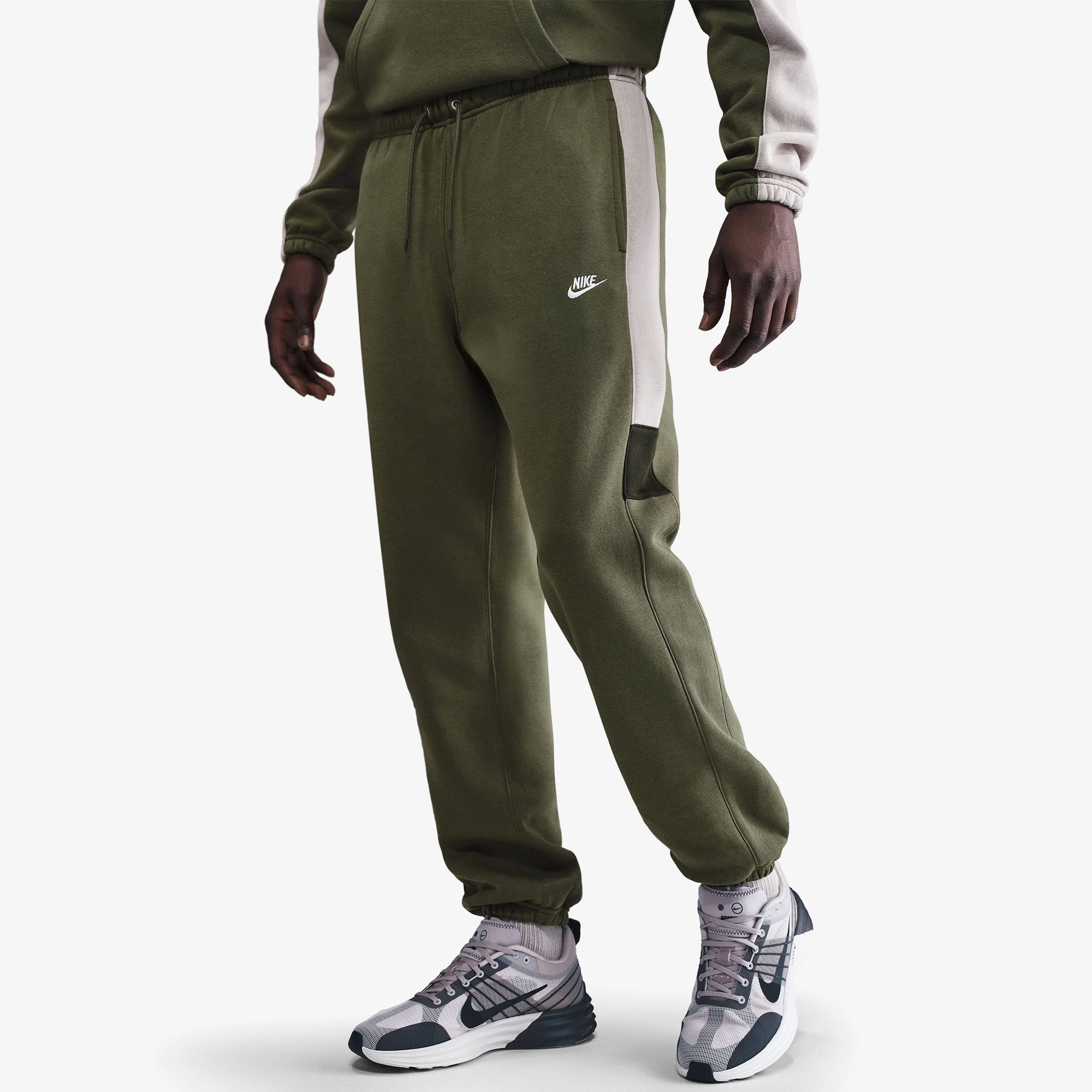 Nike Fleece Track Erkek Yeşil Eşofman Takımı