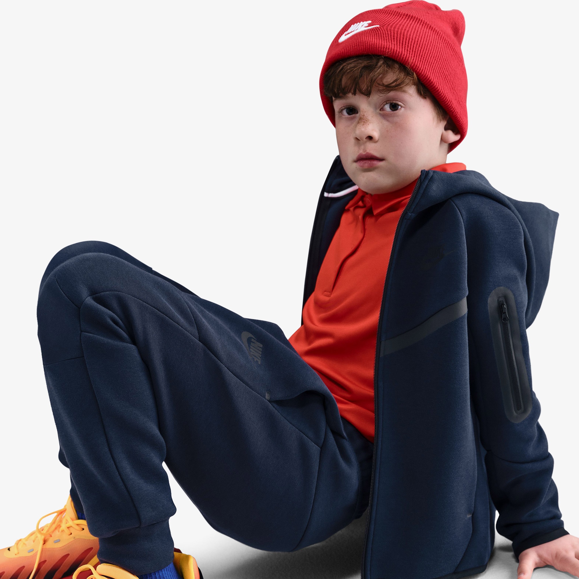 Nike Sportswear Tech Fleece Çocuk Lacivert Eşofman Altı