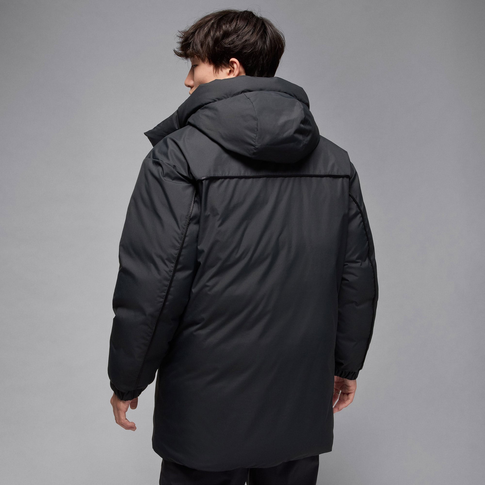 Jordan Flight Erkek Siyah Mont