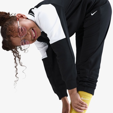  Nike Sportswear Dri-Fit Crew Çocuk Siyah Eşofman Takımı