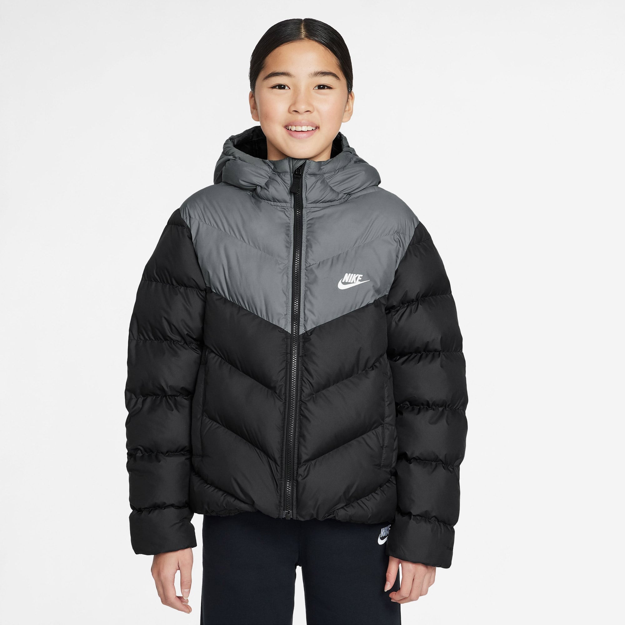 Nike Sportswear All Day Play Puffer Çocuk Siyah Mont