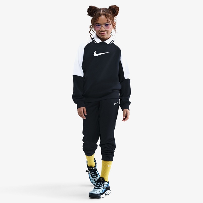  Nike Sportswear Dri-Fit Crew Çocuk Siyah Eşofman Takımı