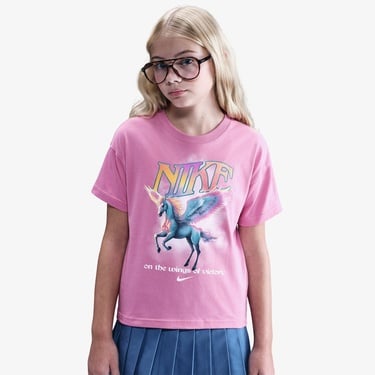  Nike Sportswear Flight Çocuk Pembe T-Shirt