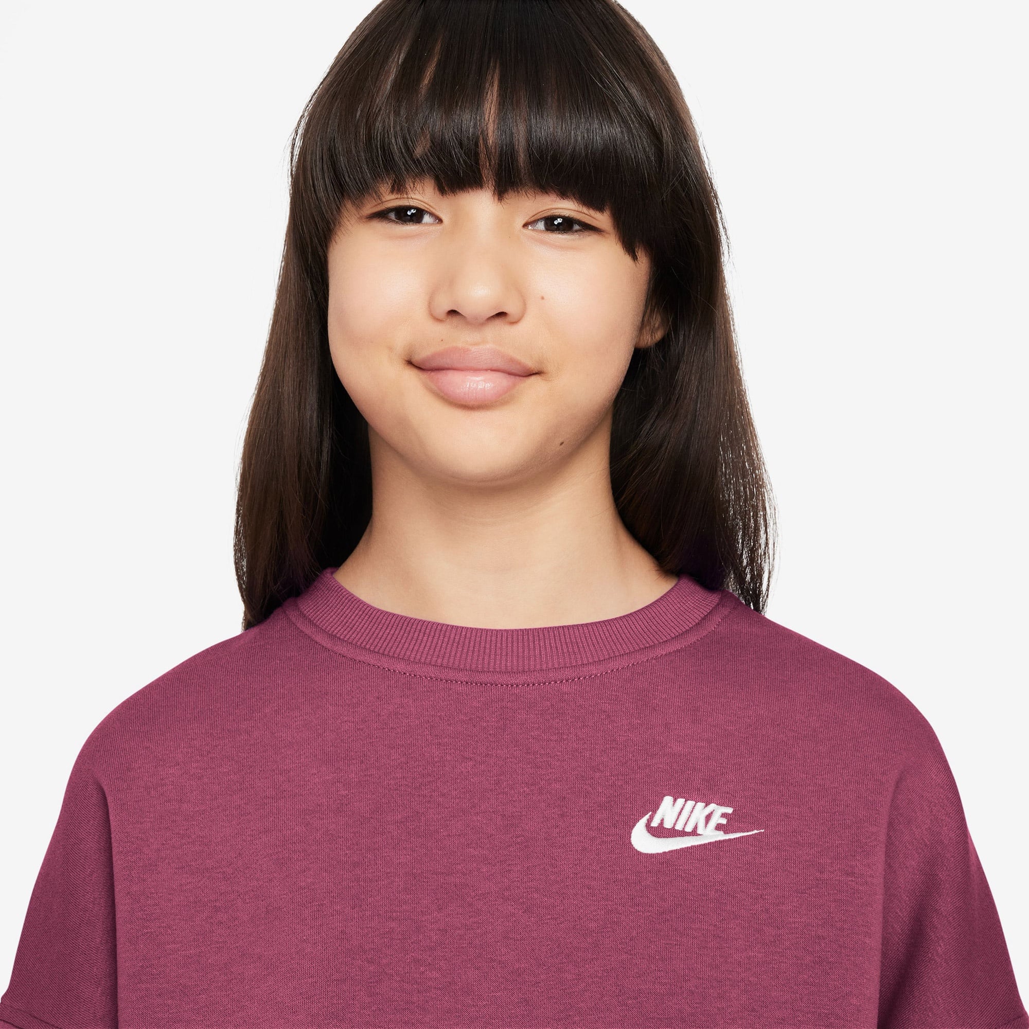 Nike Sportswear Club Fleece Çocuk Pembe Sweatshirt