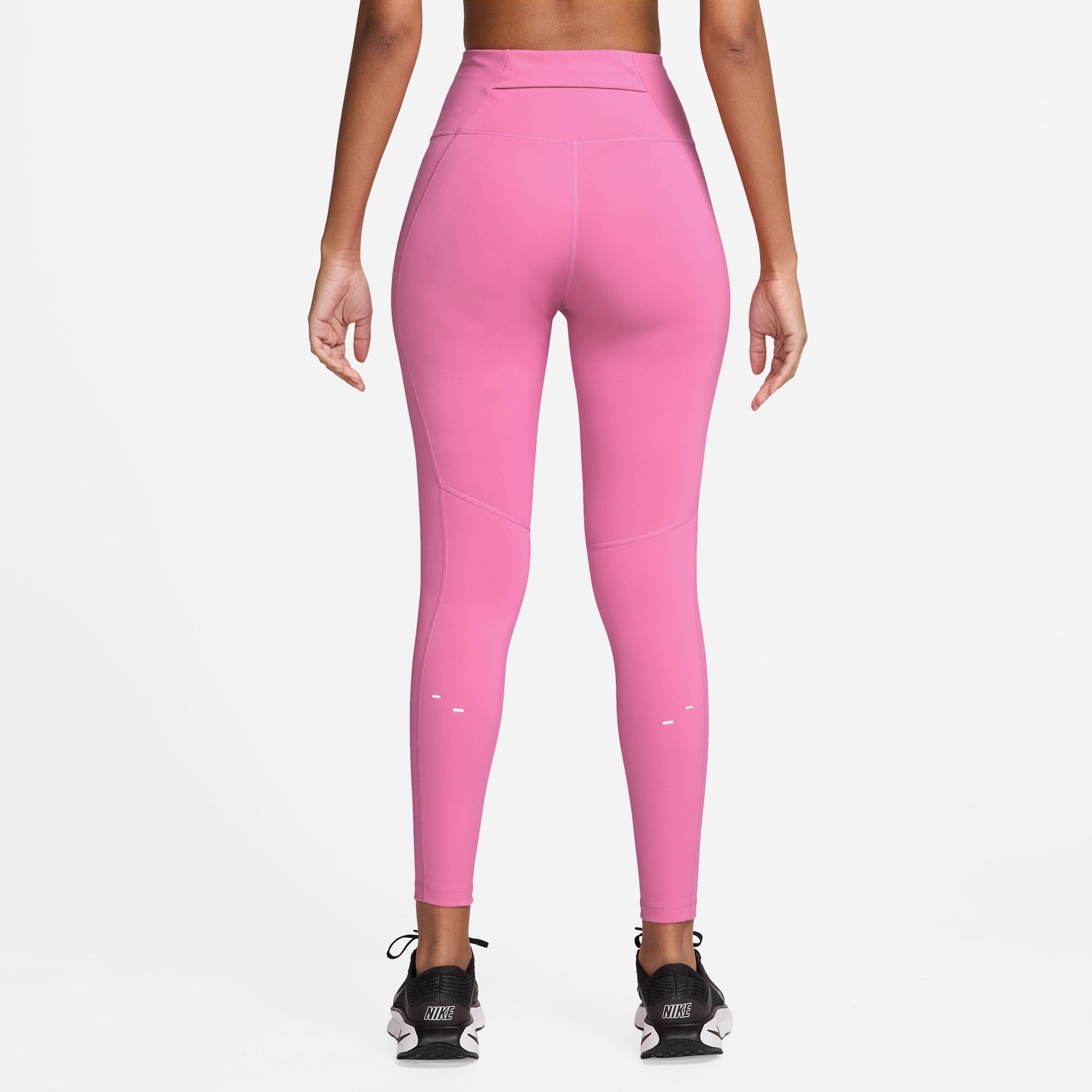 Nike Dri-Fit Tempo Swoosh Run Kadın Pembe Tayt