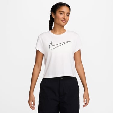  Nike Sportswear Club Kadın Beyaz T-Shirt
