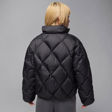  Jordan Brooklyn Puffer Kadın Siyah Mont