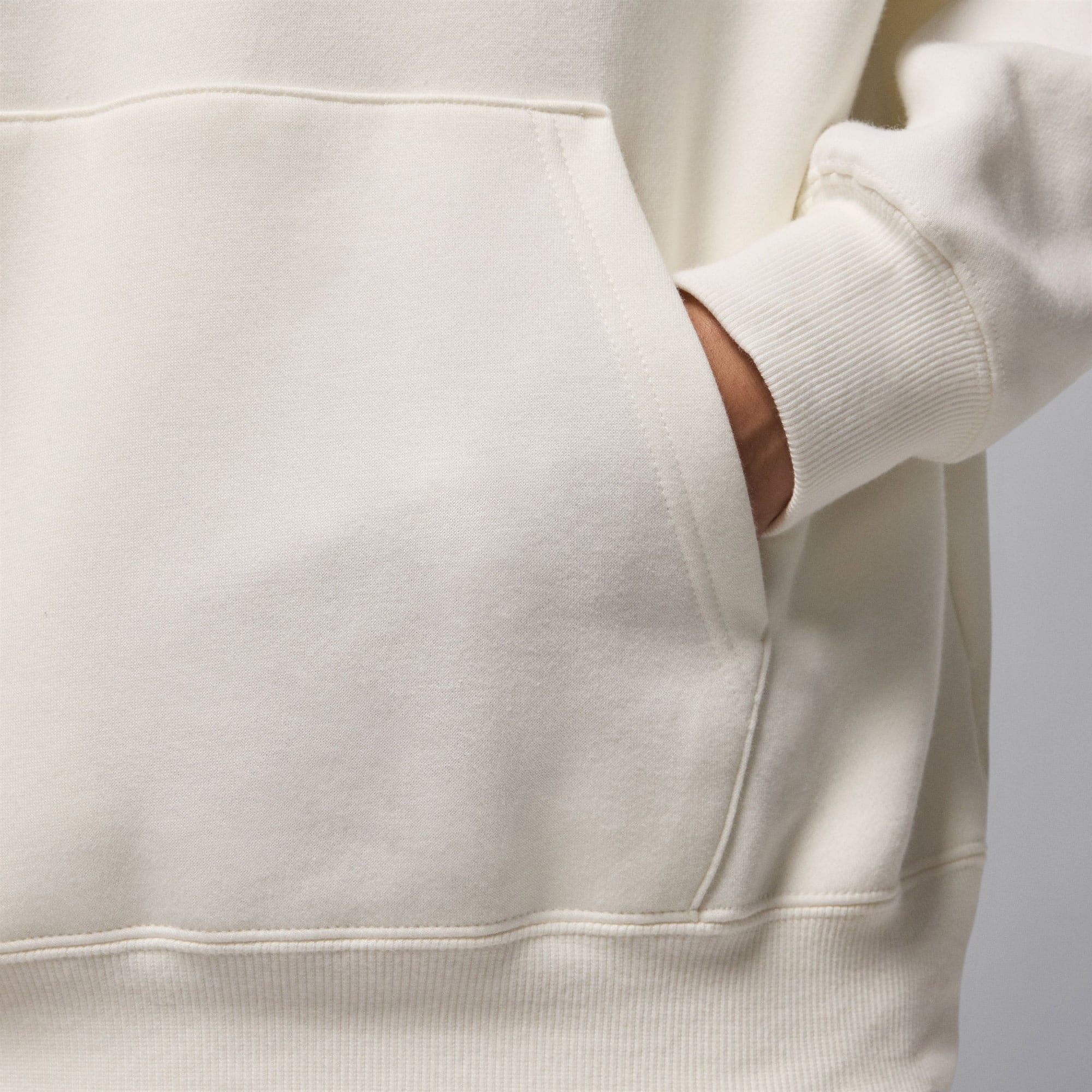 Jordan Brooklyn Fleece Erkek Krem Rengi Sweatshirt