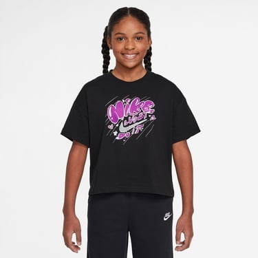 Nike Sportswear Essential Çocuk Siyah T-Shirt